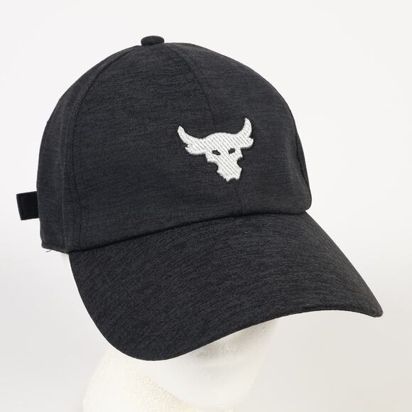 Under Armour Project Rock Dwayne Johnson Womens Packable Strapback Hat Gray - Picture 1 of 11